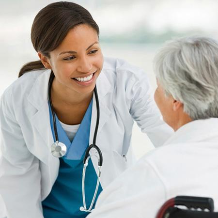 Doctor Caring For Patient